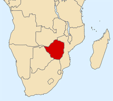 zimbabwe map